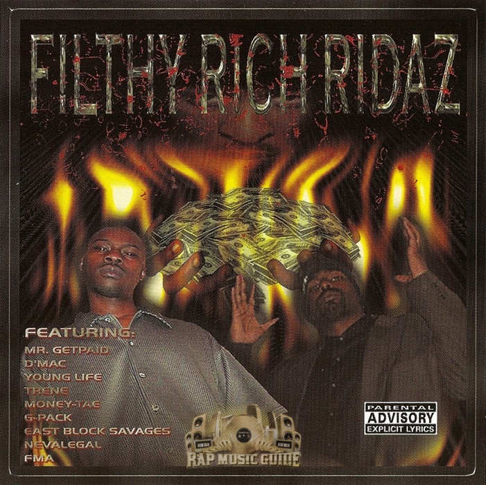 Filthy Rich Ridaz - Filthy Rich Ridaz: 1st Press. CD | Rap Music Guide